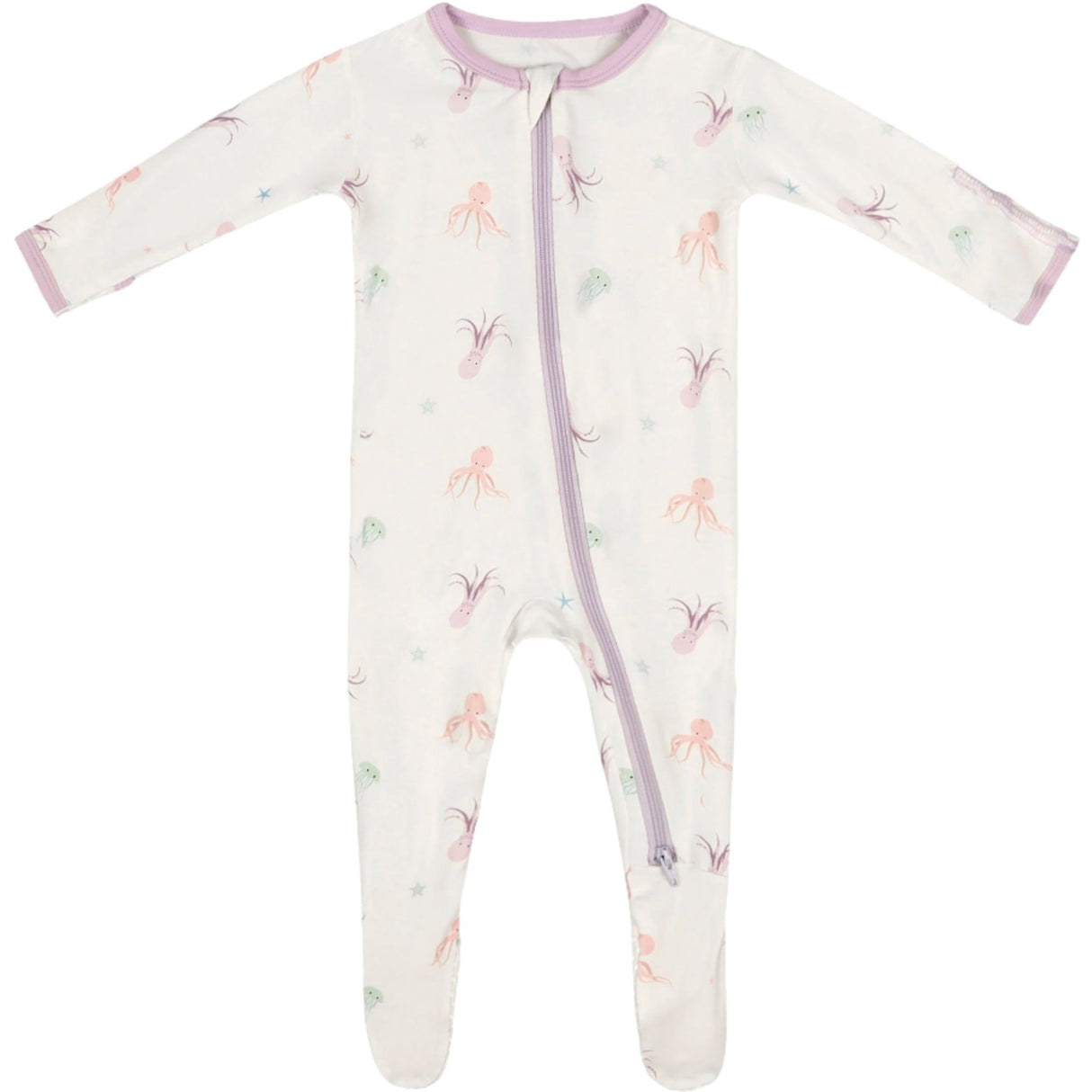 Octopus Zippered Footie - HoneyBug 