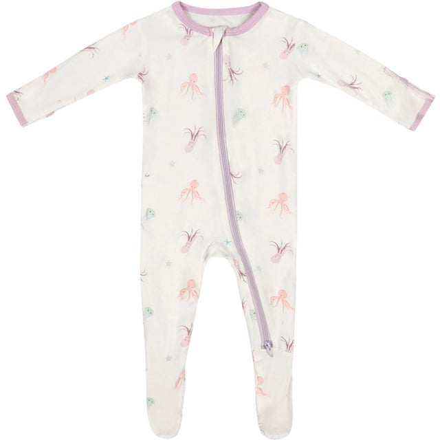 Octopus Zippered Footie - HoneyBug 