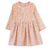 Toddler Lulu Dress with Lace Trim | Pink Heather - HoneyBug 