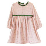 Toddler Priya Dress with Lace Trim | Vintage Pink Rose - HoneyBug 