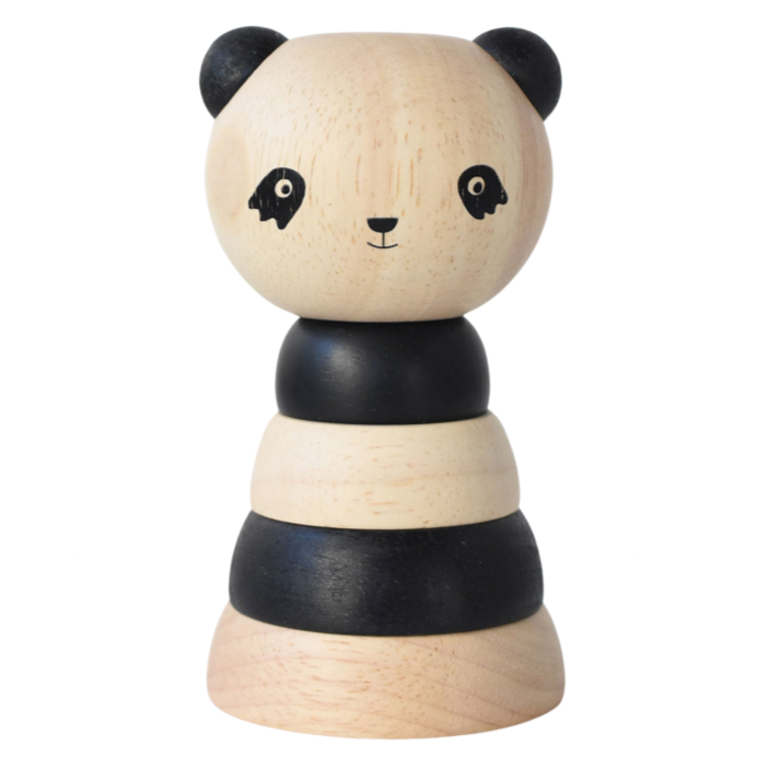 Wood Stacker - Panda - HoneyBug 