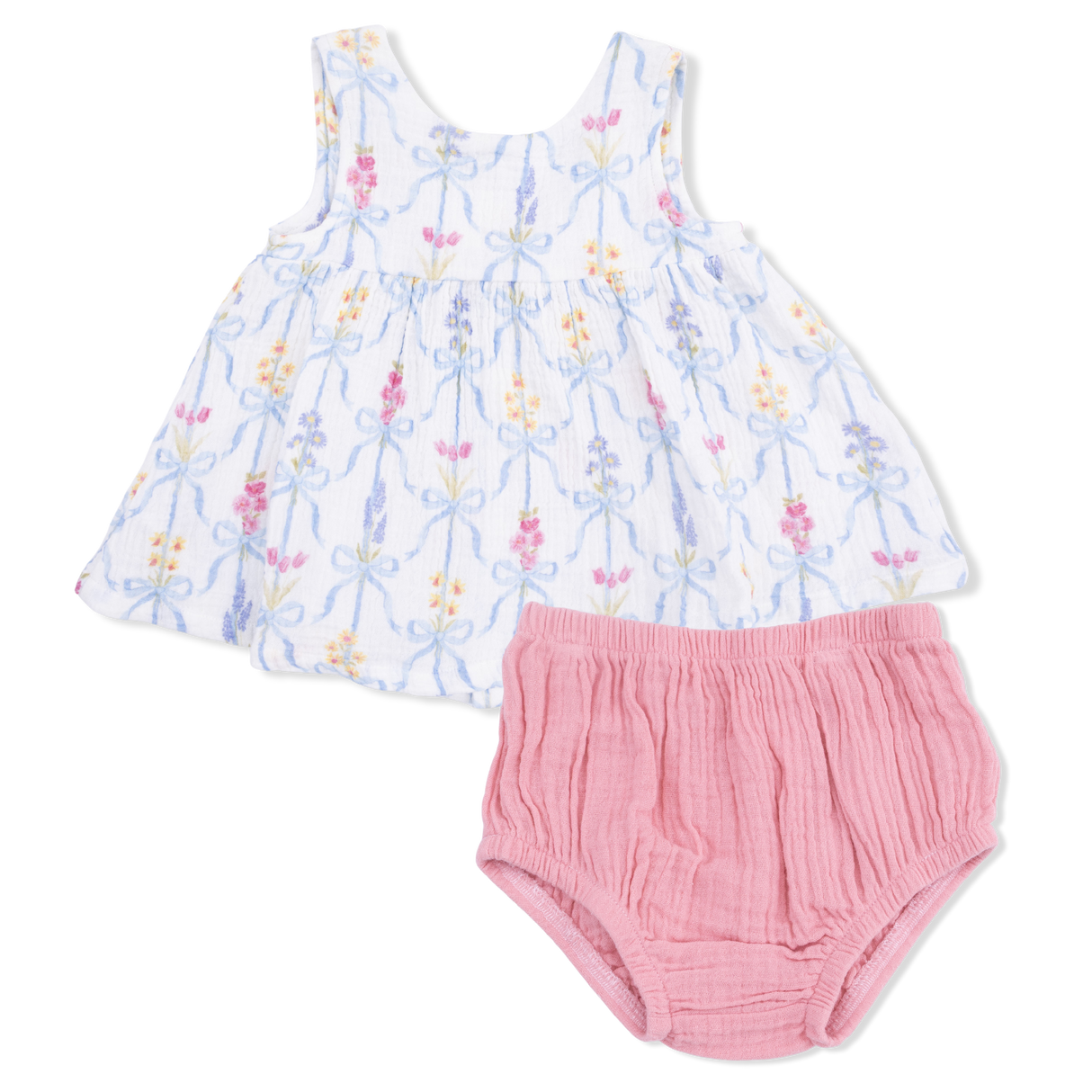 Ribbon Bouquets - Dress with Bow and Bloomer