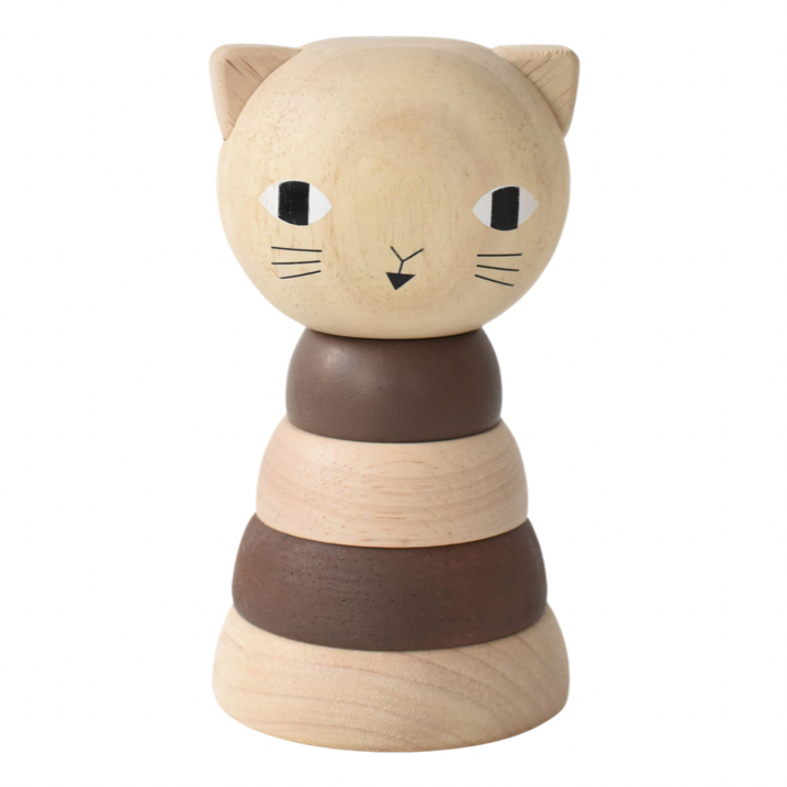 Wood Stacker - Cat – HoneyBug