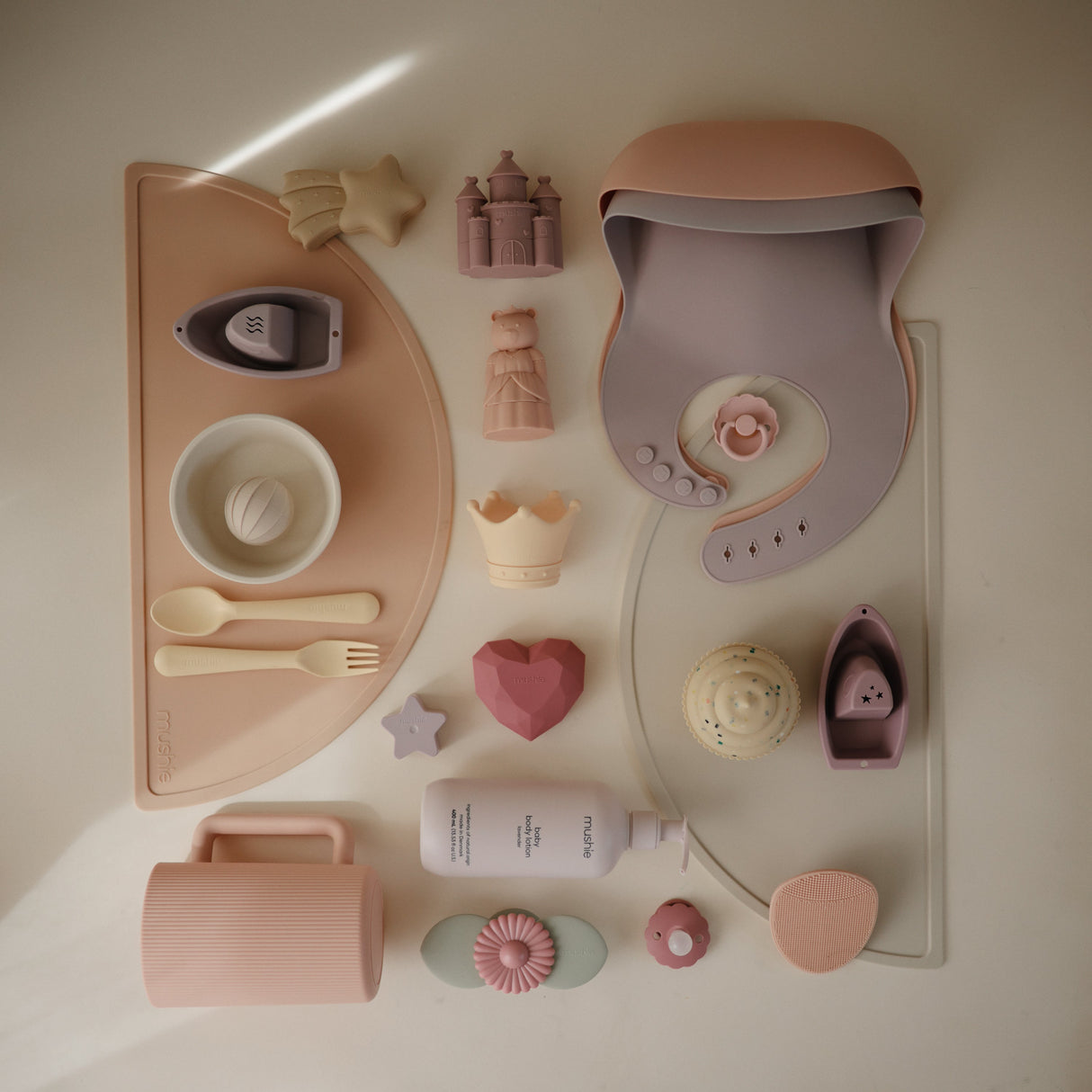 Princess Mold Free Bath Play Set - 4 Pack - HoneyBug 