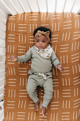 Harvest Floral Muslin Bib - HoneyBug 