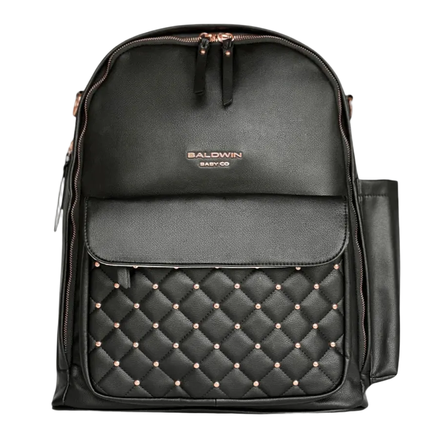 The Daphne Diaper Bag - Onyx