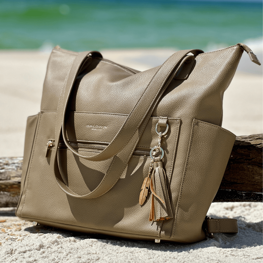 The Lillian Diaper Bag - Driftwood