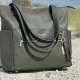 The Lillian Diaper Bag - Palmetto