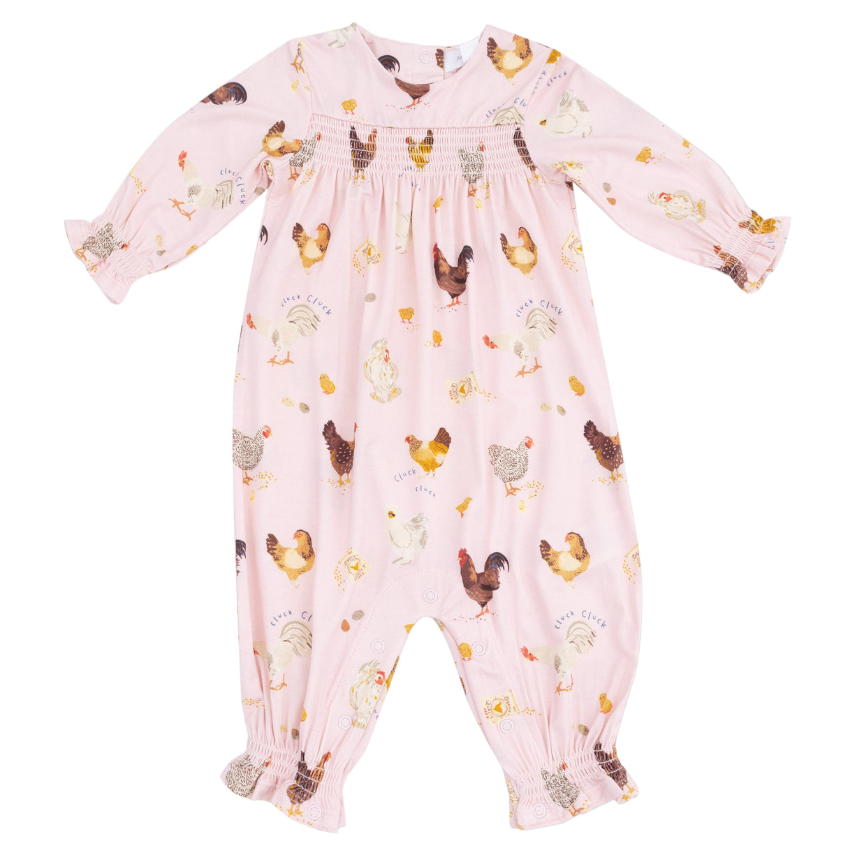 Ruffle Sleeve Romper - HoneyBug 