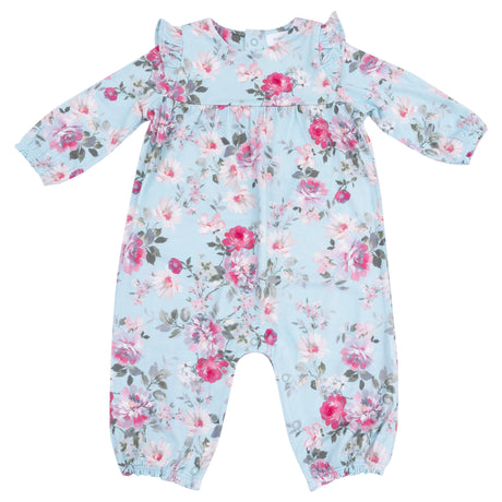 Ruffle Sleeve Romper - HoneyBug 