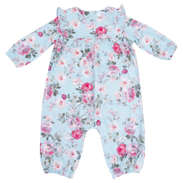 Ruffle Sleeve Romper - HoneyBug 