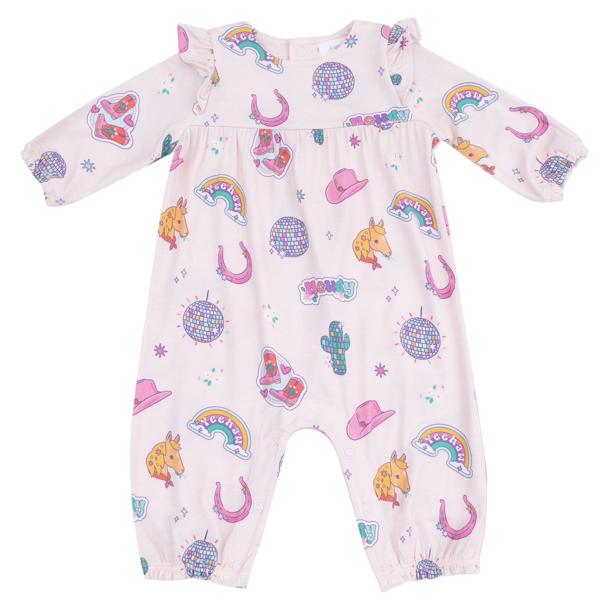 Ruffle Sleeve Romper - HoneyBug 