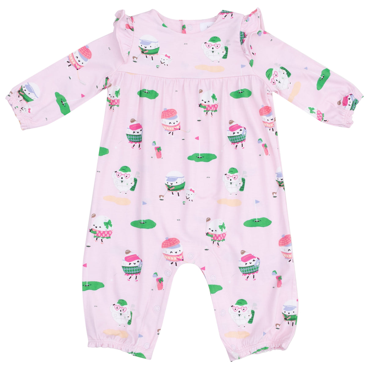 Ruffle Sleeve Romper - HoneyBug 