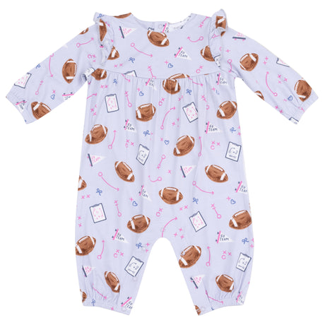 Ruffle Sleeve Romper - HoneyBug 