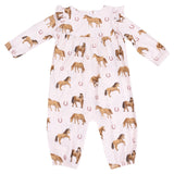 Ruffle Sleeve Romper - HoneyBug 