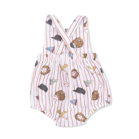Vintage Baseball Stripe - Retro Sunsuit