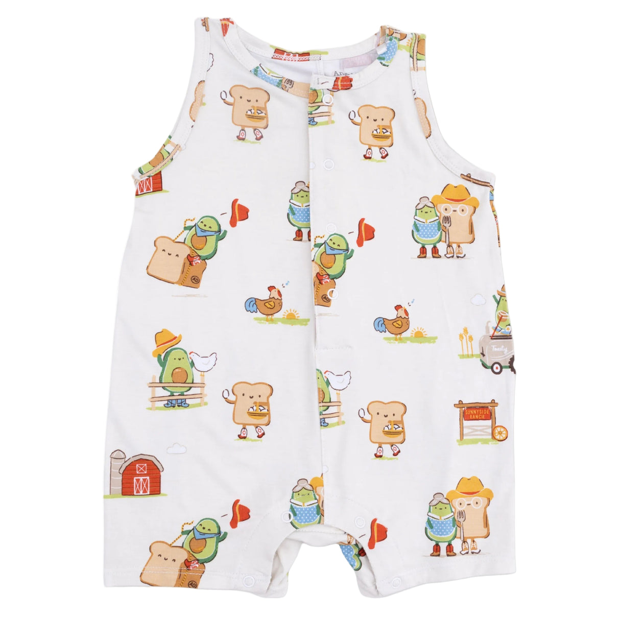 Avocado Toast - American Gothic - Sleeveless Shortie Romper
