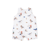 Ducks - Sleeveless Shortie Romper