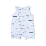 Fishing - Sleeveless Shortie Romper