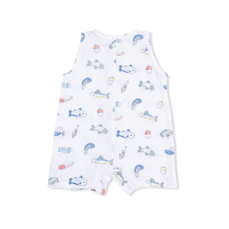 Fishing Lures - Sleeveless Shortie Romper
