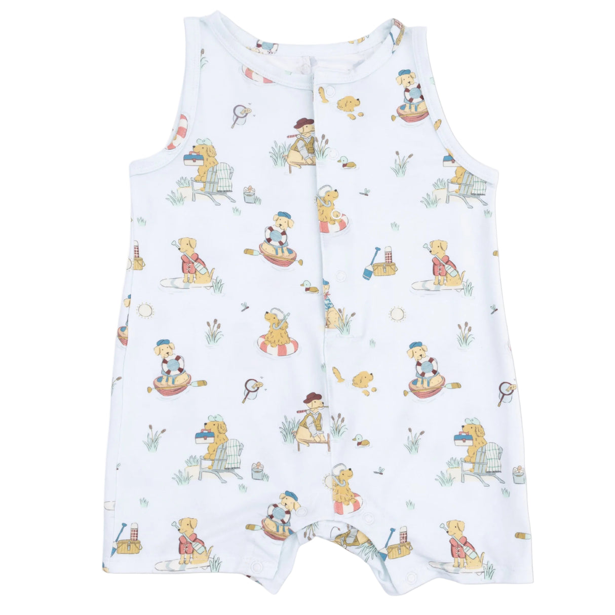 Lake Buddy Dogs - Sleeveless Shortie Romper