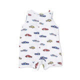 Race Cars - Sleeveless Shortie Romper