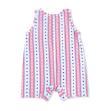 Stars and Stripes - Sleeveless Shortie Romper