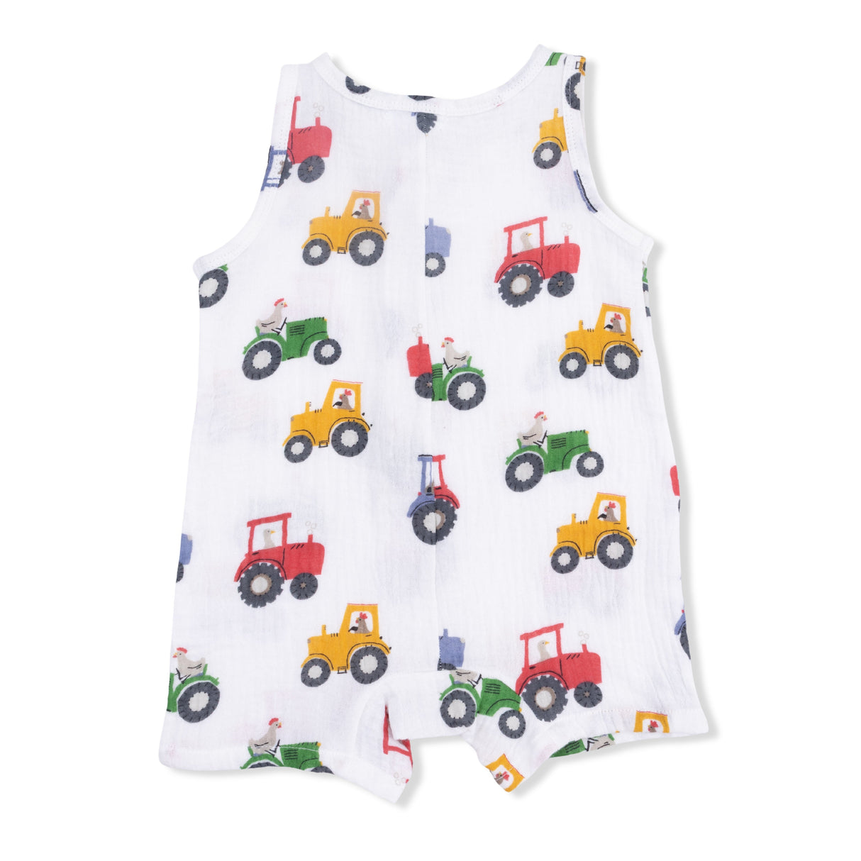 Tractor Friends - Sleeveless Shortie Romper