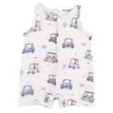 Zooming Golf Carts - Sleeveless Shortie Romper