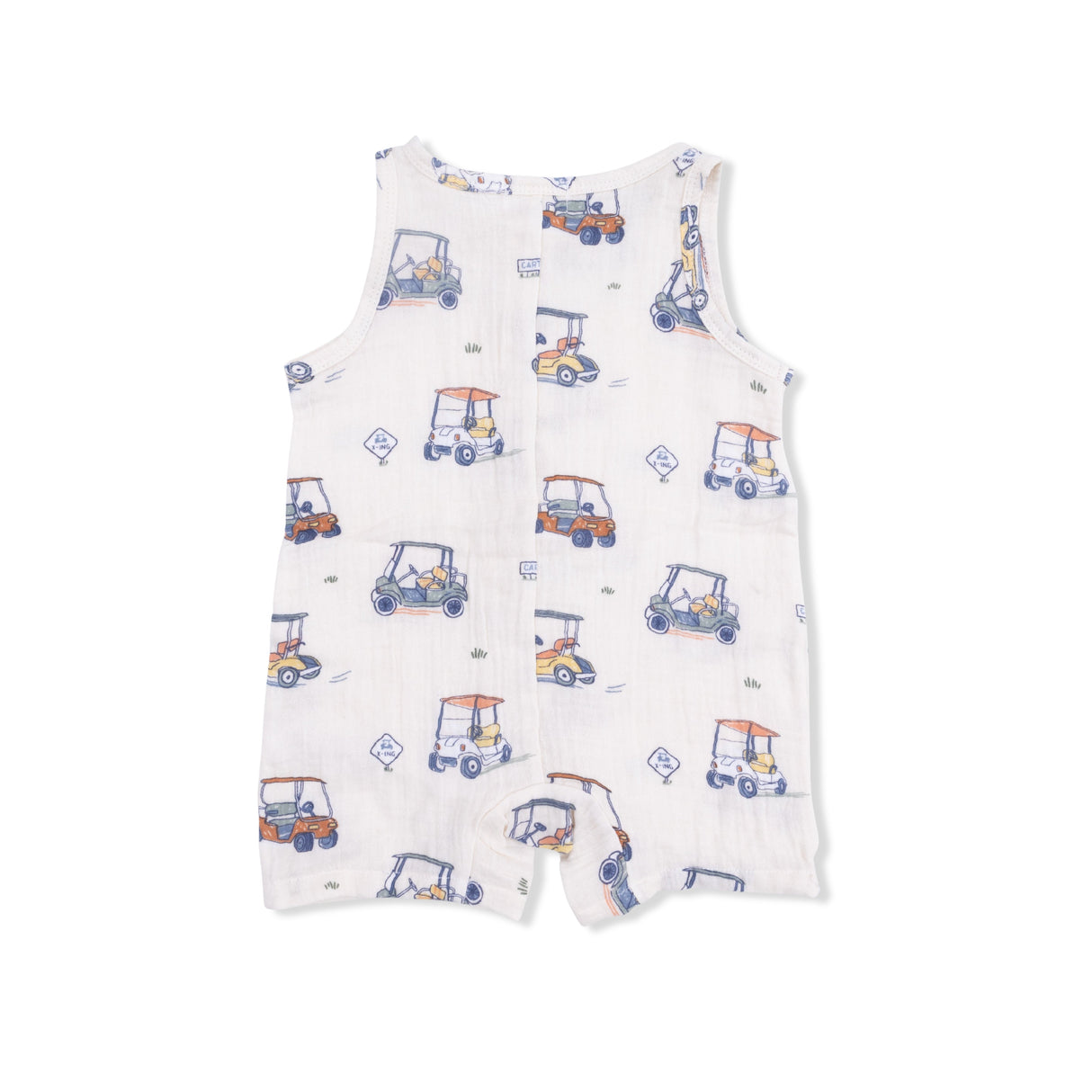 Zooming Golf Carts - Sleeveless Shortie Romper