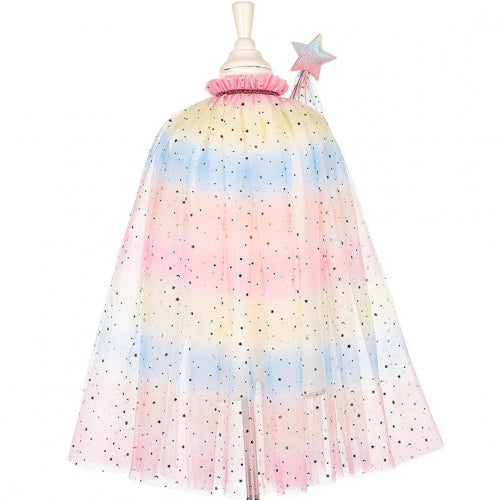 Unicorn Costume Cape Set w/ headband & wand - Role-Play for Children (2 sizes)