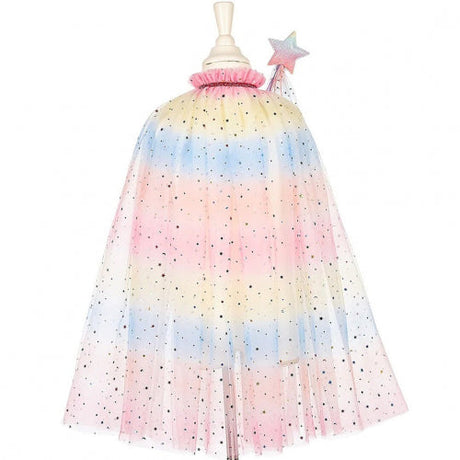 Unicorn Costume Cape Set w/ headband & wand - Role-Play for Children (2 sizes)