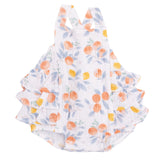 Citrus Floral - Ruffle Sunsuit