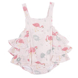 Flamingos - Ruffle Sunsuit