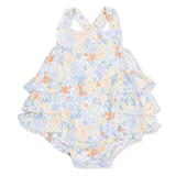 Georgia Floral - Ruffle Sunsuit
