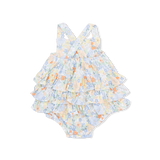 Georgia Floral - Ruffle Sunsuit
