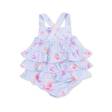 Mermaid Princesses - Ruffle Sunsuit