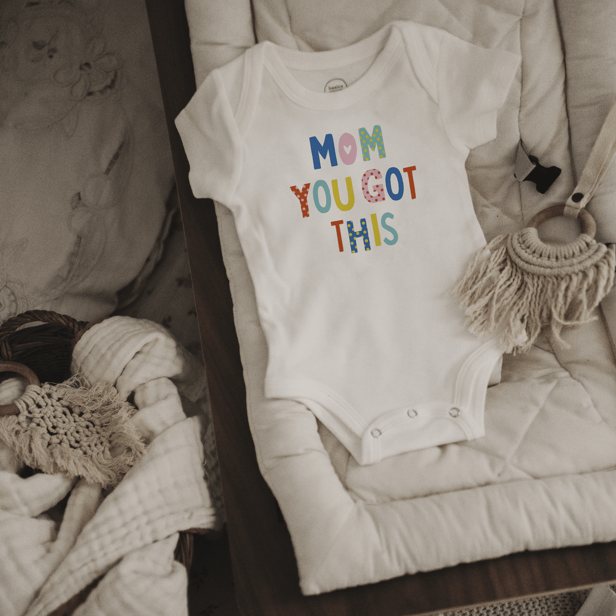 graphic bodysuit | mom you got this - HoneyBug 