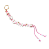 COURAGE ♡ bag charm for Breast Cancer Awareness