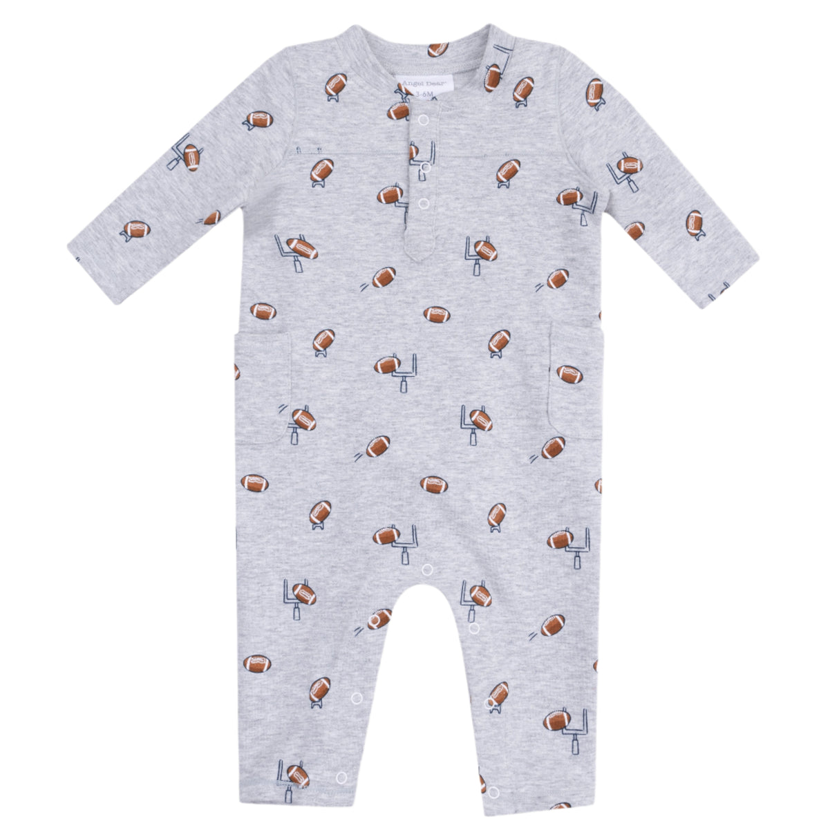 Uni Romper - Football Field Goal - HoneyBug 