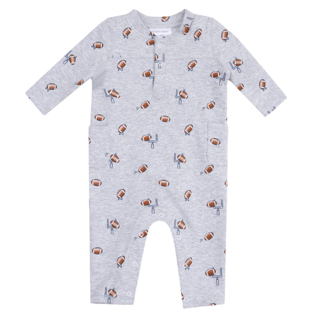 Uni Romper - Football Field Goal - HoneyBug 