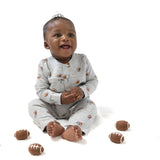 Uni Romper - Football Field Goal - HoneyBug 