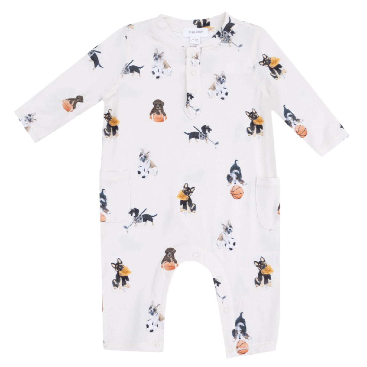 Uni Romper - Sporty Puppies - HoneyBug 