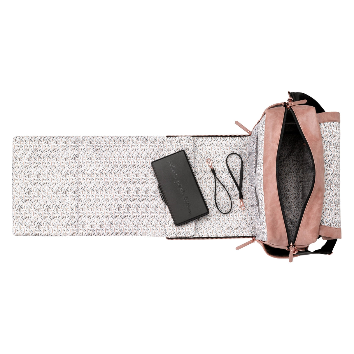 Boxy Backpack - Dusty Rose Leatherette - HoneyBug 