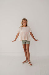 Girl's Printed Twill Shorts