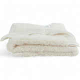 Classic Satin Border Blanket - Ivory