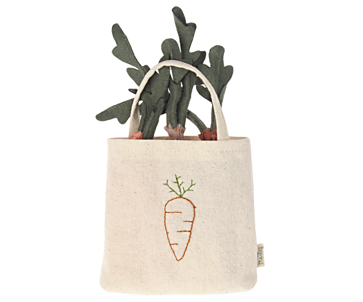 Carrots in Shopping Bag - HoneyBug 