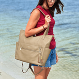 The Lillian Diaper Bag - Driftwood