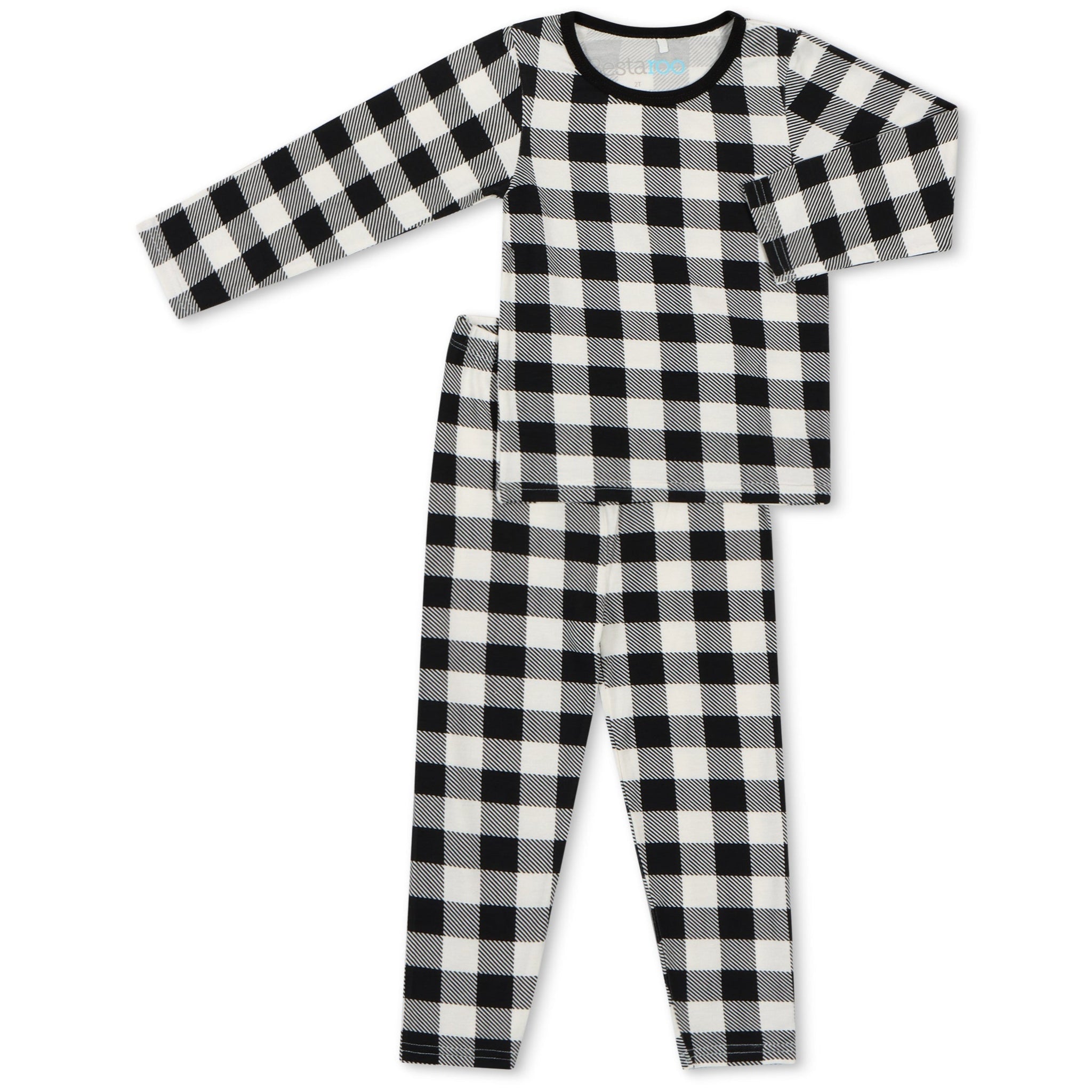 Black & White Plaid Pajama Pajama