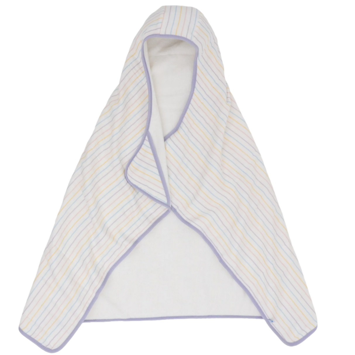 Toddler Hooded Towel - Unicorn Stripe - HoneyBug 